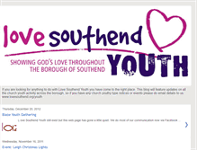 Tablet Screenshot of lovesouthendyouth.blogspot.com