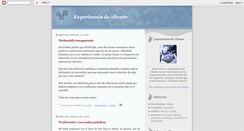 Desktop Screenshot of experienciadecliente.blogspot.com