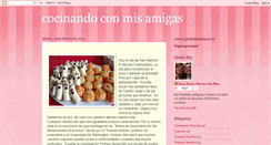 Desktop Screenshot of cocinandoconmisamigas.blogspot.com