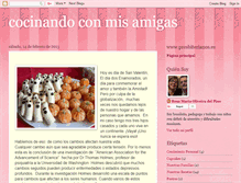 Tablet Screenshot of cocinandoconmisamigas.blogspot.com