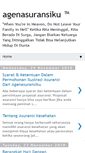 Mobile Screenshot of agenasuransiku.blogspot.com