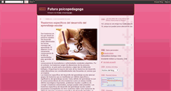 Desktop Screenshot of futura-psicopedagoga.blogspot.com