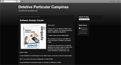 Desktop Screenshot of detetive-campinas.blogspot.com