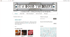 Desktop Screenshot of newfoodtuesdayz.blogspot.com