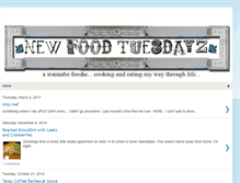 Tablet Screenshot of newfoodtuesdayz.blogspot.com