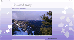 Desktop Screenshot of kimandkaty.blogspot.com