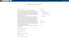 Desktop Screenshot of free-bets-blog.blogspot.com