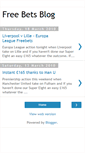 Mobile Screenshot of free-bets-blog.blogspot.com