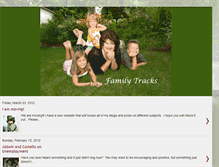 Tablet Screenshot of family-tracks.blogspot.com