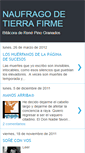 Mobile Screenshot of naufragodetierrafirme.blogspot.com