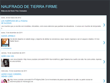 Tablet Screenshot of naufragodetierrafirme.blogspot.com