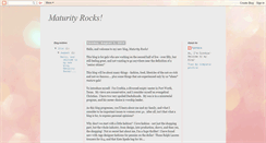 Desktop Screenshot of maturityrocks.blogspot.com