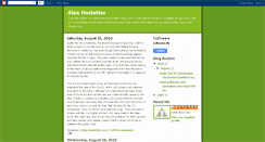 Desktop Screenshot of alanhostetter.blogspot.com
