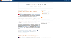 Desktop Screenshot of investingindochina.blogspot.com