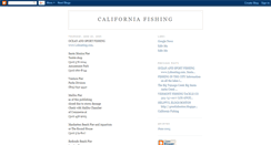 Desktop Screenshot of californiafishing.blogspot.com