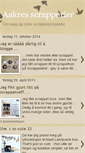 Mobile Screenshot of aakresscrapperier.blogspot.com