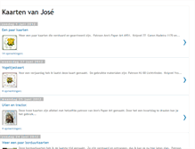 Tablet Screenshot of kaartenvanjose.blogspot.com