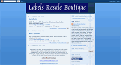 Desktop Screenshot of labelsresaleboutique.blogspot.com