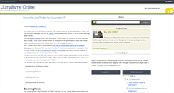 Desktop Screenshot of jurnalismeonline.blogspot.com