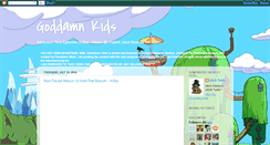 Desktop Screenshot of goddamn-kids.blogspot.com