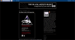 Desktop Screenshot of blankartists.blogspot.com