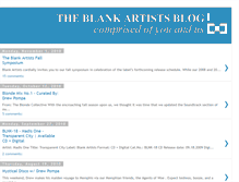 Tablet Screenshot of blankartists.blogspot.com