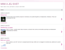 Tablet Screenshot of mimiajejsvet.blogspot.com