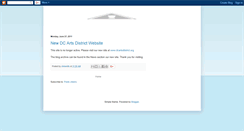 Desktop Screenshot of dcartsdistrict.blogspot.com