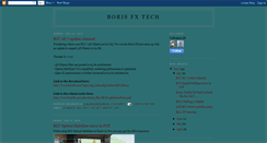 Desktop Screenshot of borisfxtech.blogspot.com