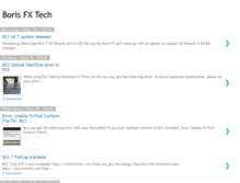 Tablet Screenshot of borisfxtech.blogspot.com