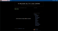 Desktop Screenshot of omelhordatvedocinema.blogspot.com