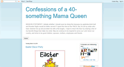 Desktop Screenshot of confessionsofa40-somethingmamaqueen.blogspot.com