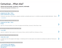 Tablet Screenshot of comunicar-whatelse.blogspot.com