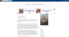 Desktop Screenshot of just-cake-recipes.blogspot.com