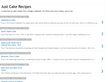 Tablet Screenshot of just-cake-recipes.blogspot.com