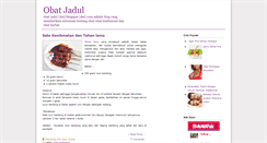 Desktop Screenshot of obat-jadul.blogspot.com