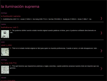 Tablet Screenshot of lailuminacionsuprema.blogspot.com