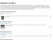 Tablet Screenshot of healthyinthea.blogspot.com