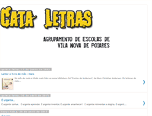 Tablet Screenshot of cata-letras.blogspot.com