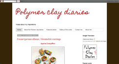 Desktop Screenshot of polymerclaydiaries.blogspot.com