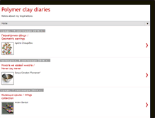 Tablet Screenshot of polymerclaydiaries.blogspot.com