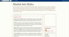 Desktop Screenshot of best-martial-arts-styles.blogspot.com