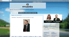 Desktop Screenshot of encuentrobalcarce.blogspot.com