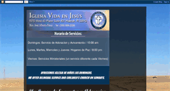 Desktop Screenshot of iglesiavidaenjesushialeah.blogspot.com