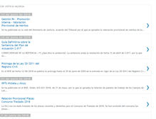 Tablet Screenshot of funcionariosjudiciales.blogspot.com