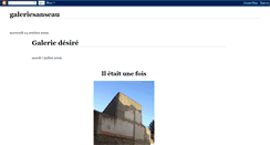 Desktop Screenshot of galeriesanseau.blogspot.com