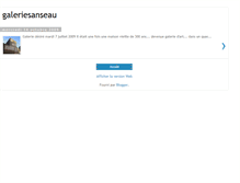 Tablet Screenshot of galeriesanseau.blogspot.com