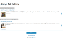 Tablet Screenshot of buyalonysart.blogspot.com