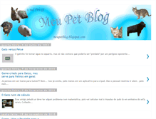 Tablet Screenshot of meupetblog.blogspot.com