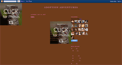 Desktop Screenshot of adoptionadventuresjl.blogspot.com